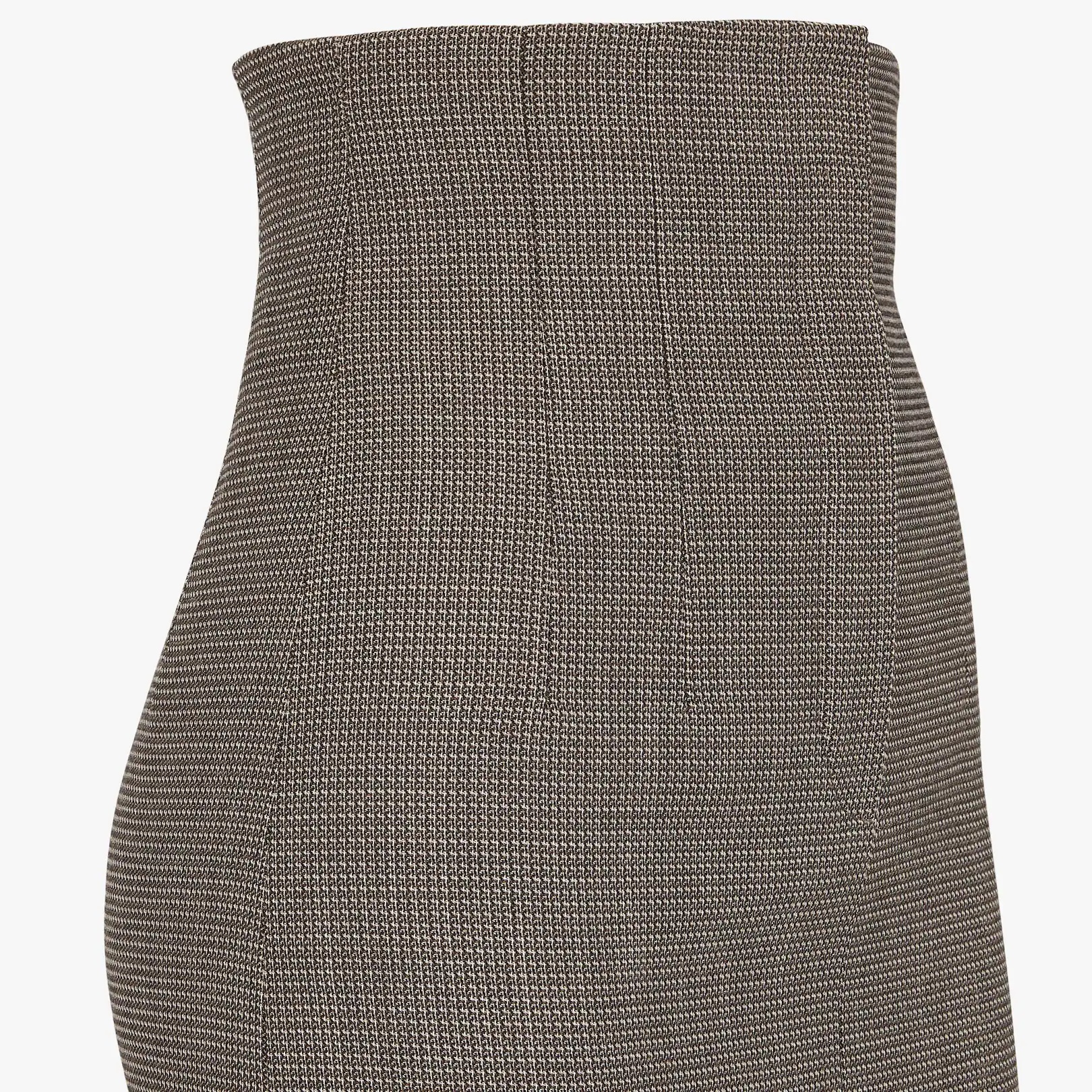 Gray wool skirt - 3