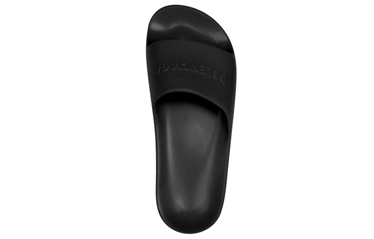 (WMNS) Balenciaga Chunky Slides 'Black' 654315W1S891000 - 4