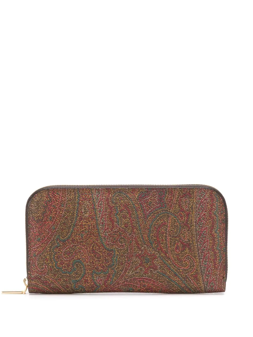 paisley-print continental wallet - 1