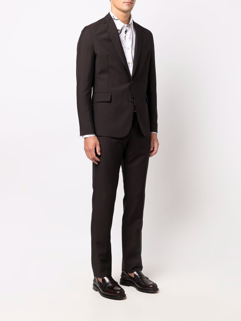 single-breasted tailored suit - 3