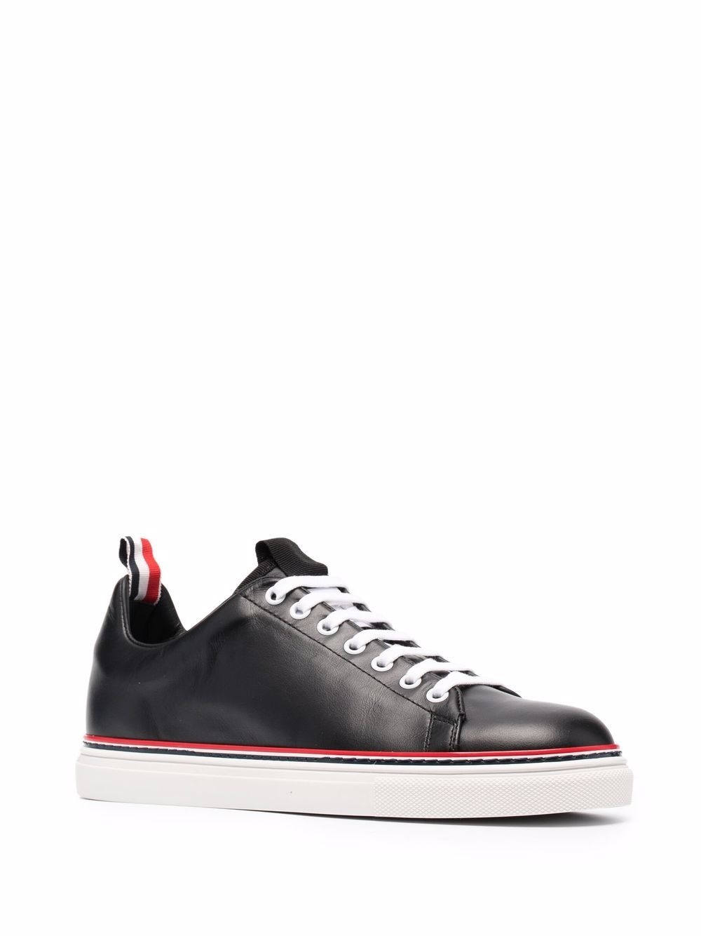 RWB-stripe low-top sneakers - 2