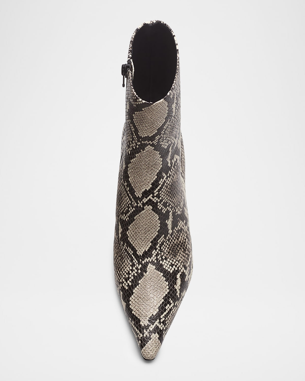 Mercer Snake-Embossed Leather Ankle Boots - 4
