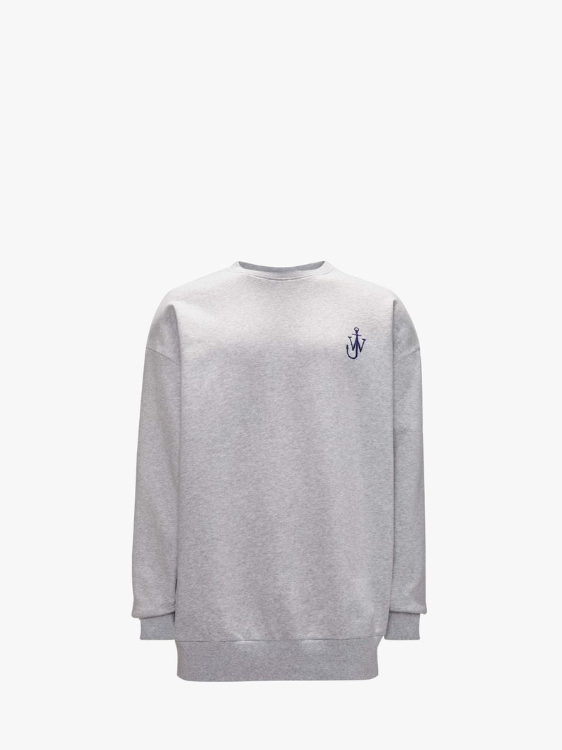 ANCHOR EMBROIDERY BACK PRINT SWEATSHIRT - 1