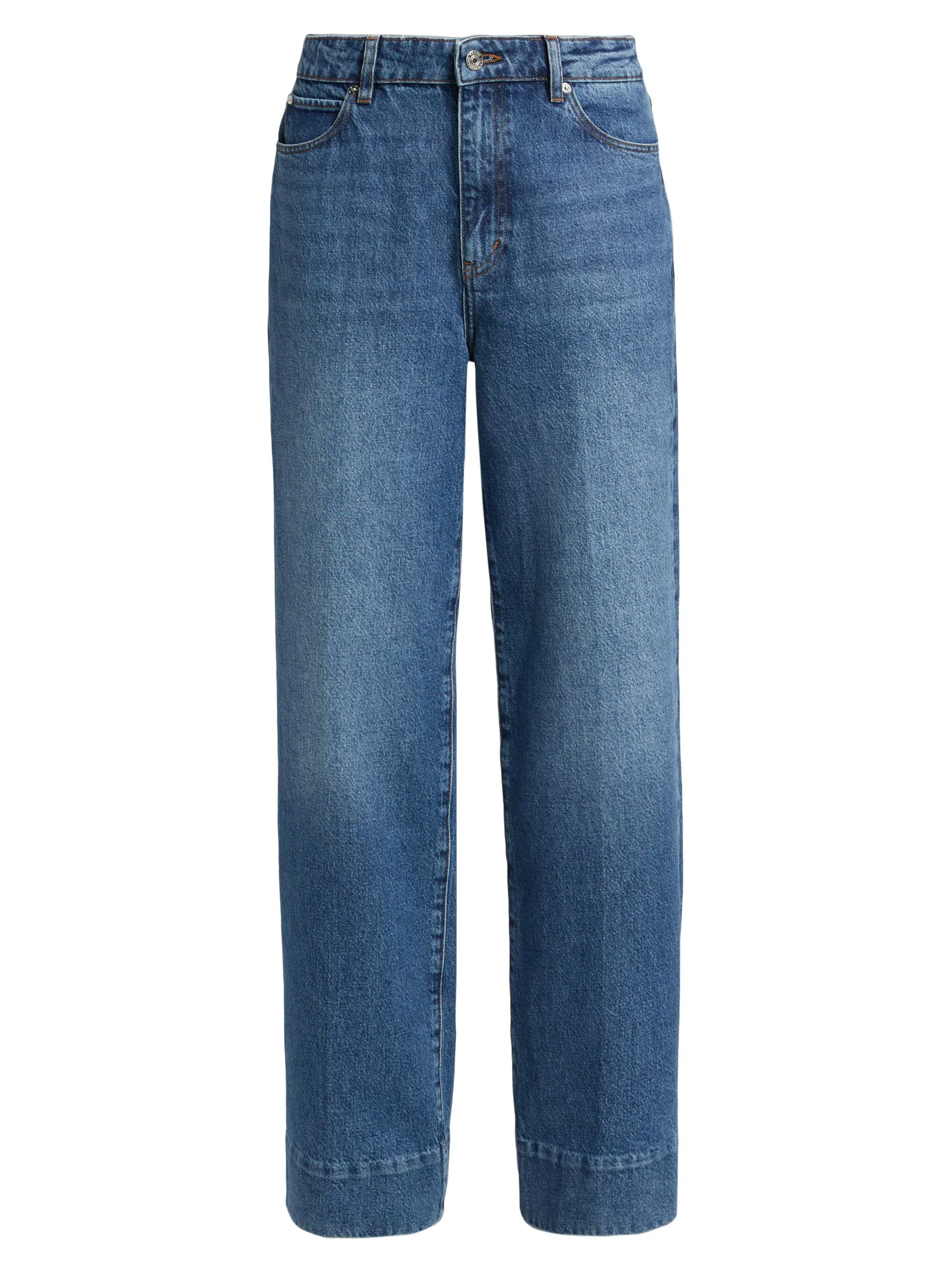 Women's The Streamline Wide-Leg Jeans - Swan - 1