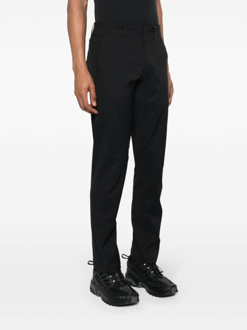 seam-detailed tapered trousers 3