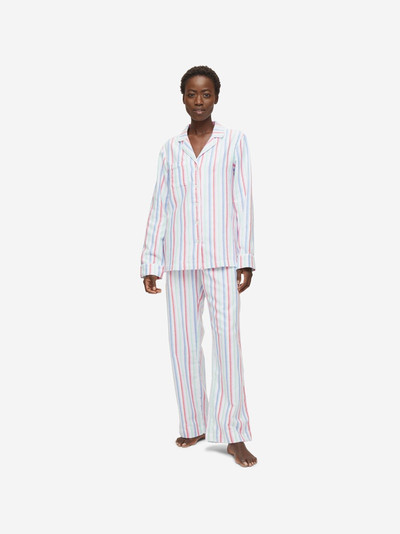 Derek Rose Women's Pyjamas Kelburn 28 Brushed Cotton Multi outlook