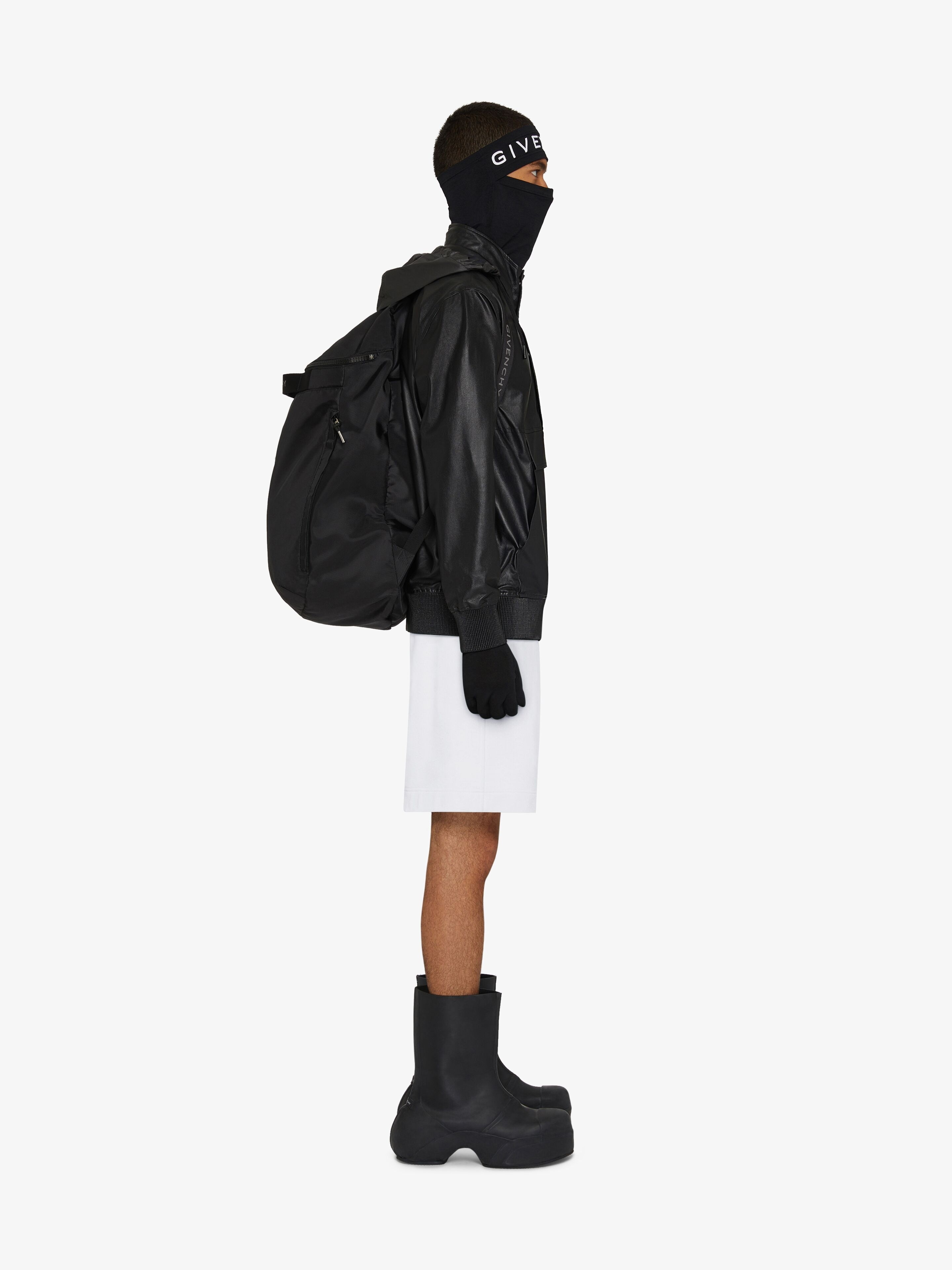 REFLECTIVE GIVENCHY BERMUDA SHORTS IN FELPA - 3