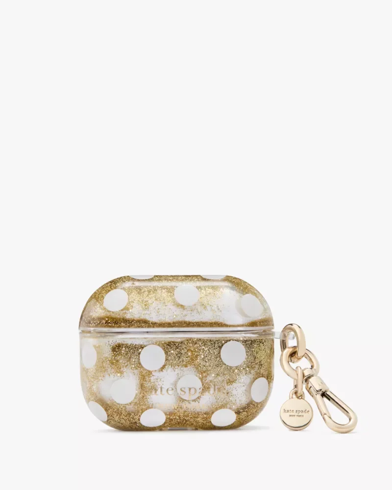 Polka Dot Liquid Glitter Airpods Pro Gen 2 Case - 1