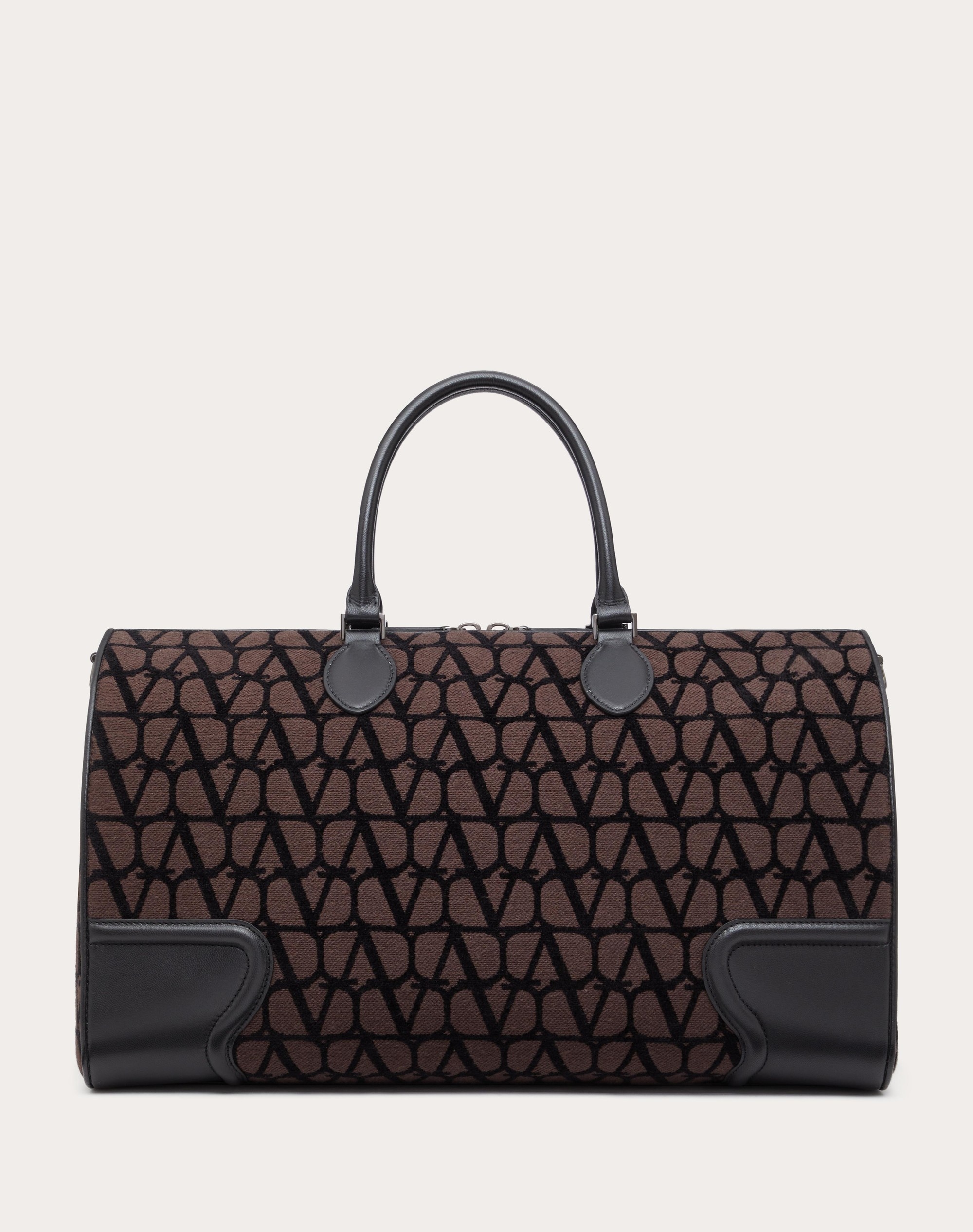 TOILE ICONOGRAPHE DUFFLE BAG WITH LEATHER DETAILING - 3
