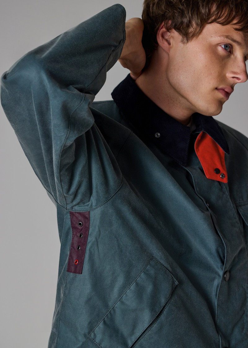 Paul Smith loves Barbour - Slate Transport Wax Jacket 9