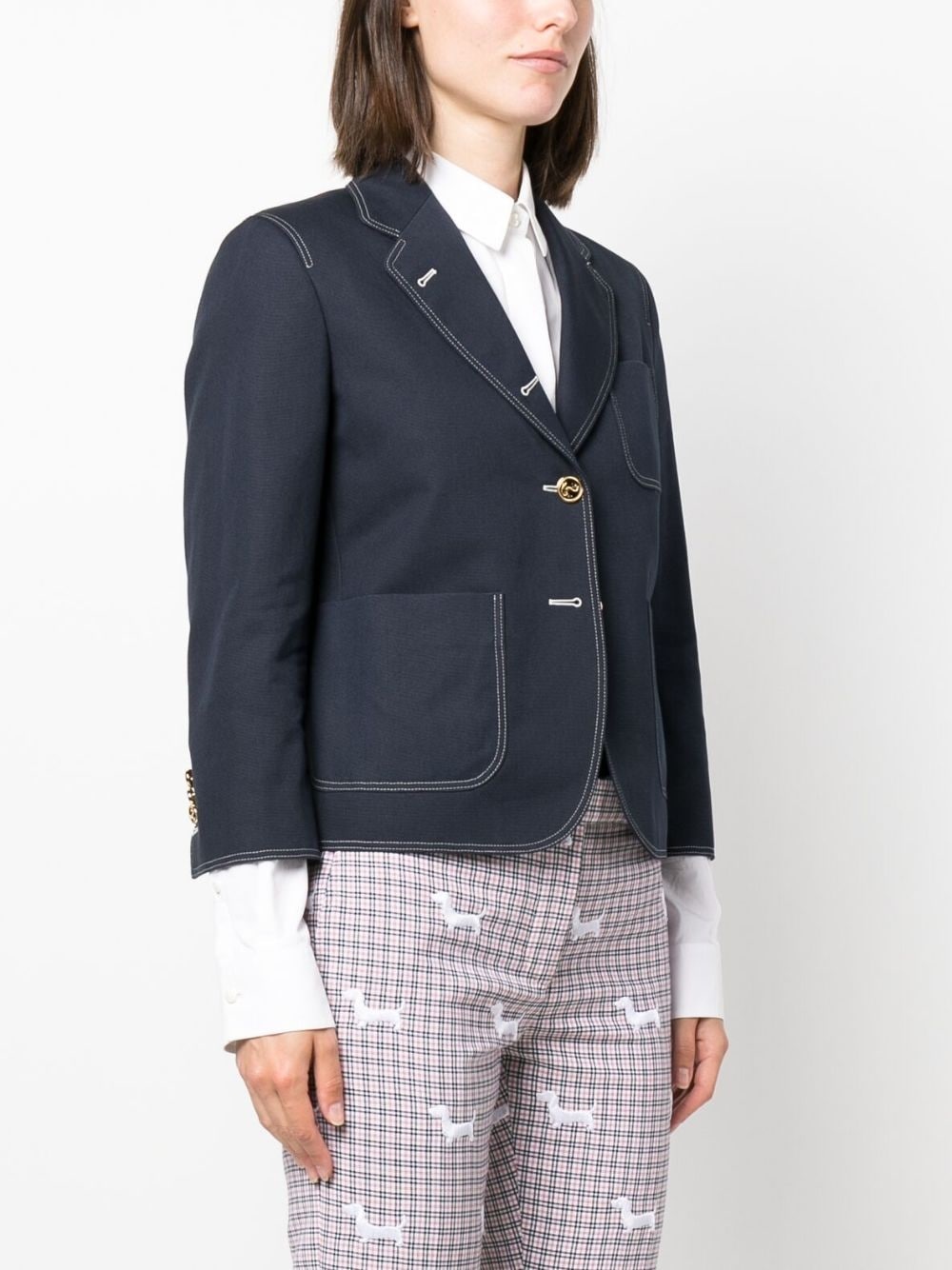 sack-patch cropped jacket - 3