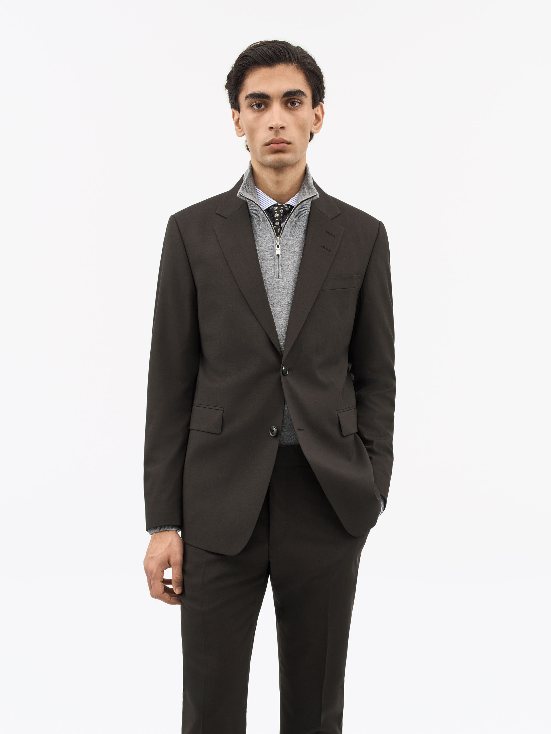 Justin Slim-Fit Wool Blend Jacket - 4