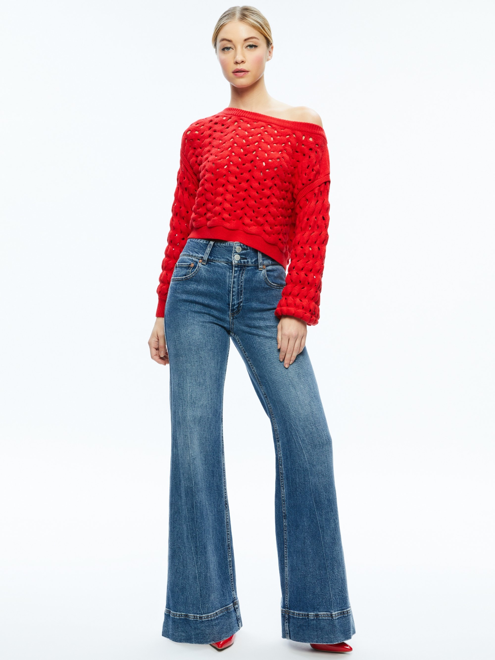 ALLENE CABLE KNIT CREWNECK - 3