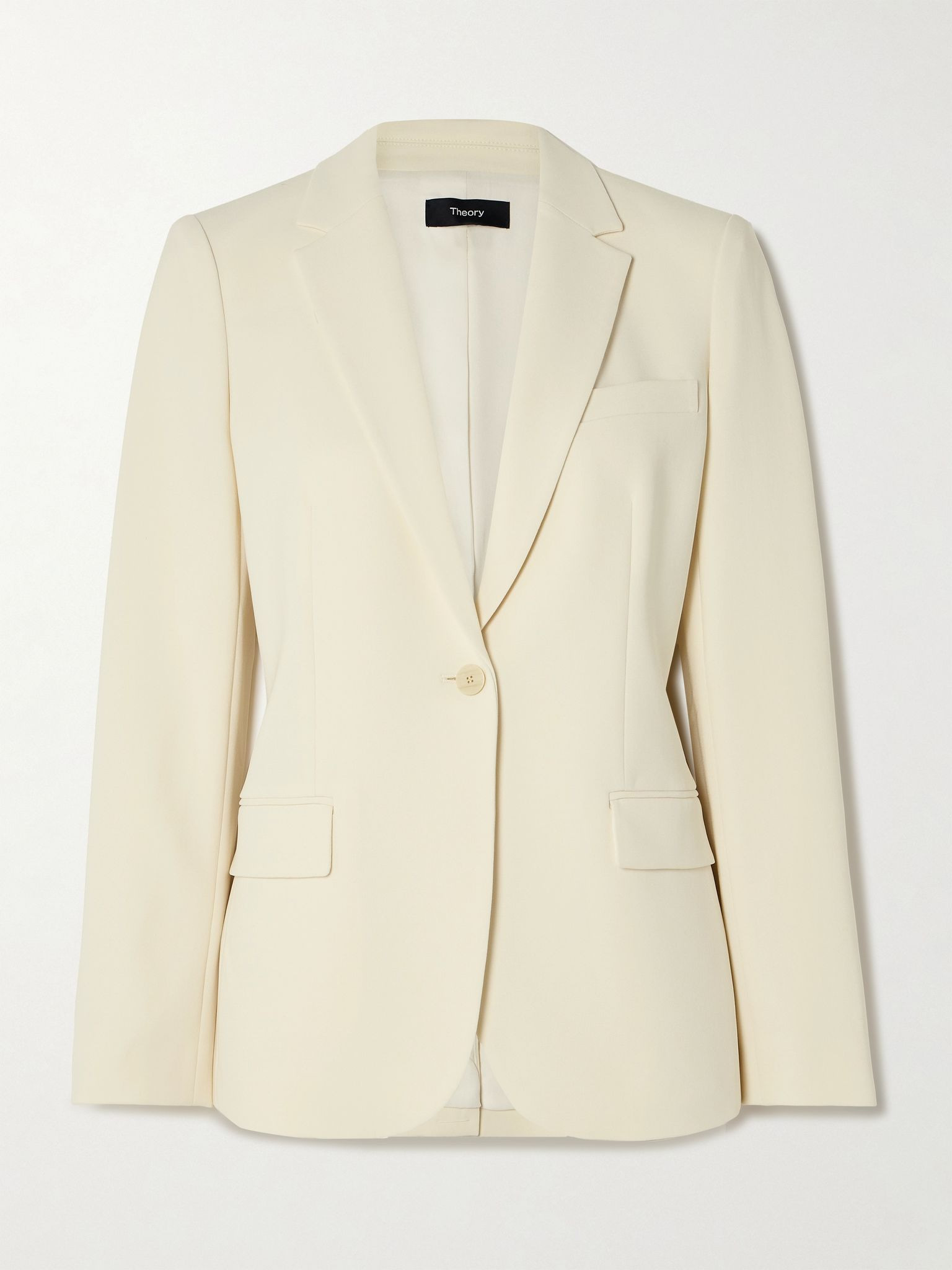 Crepe blazer Off-white - 1
