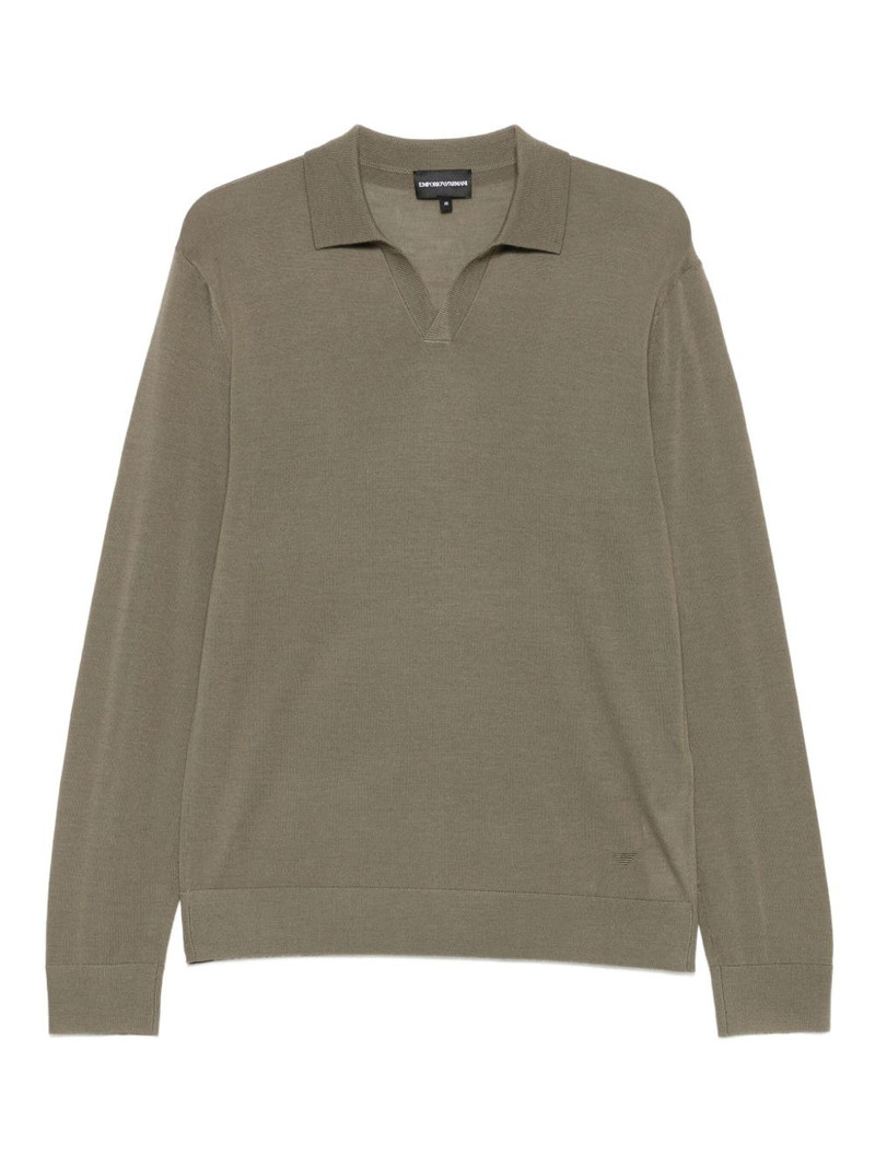 polo-collar sweater 1