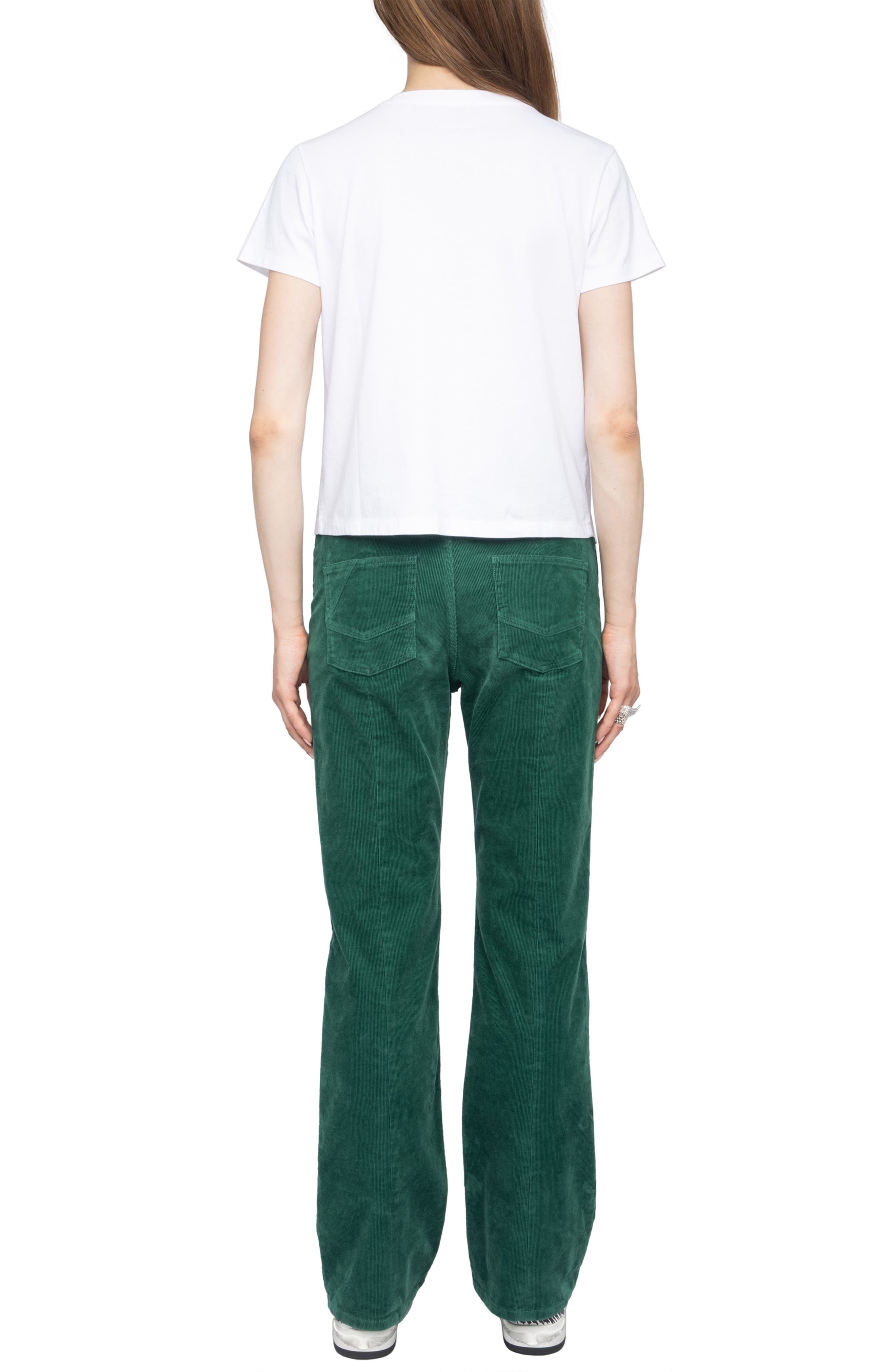 Zadig & Voltaire Alys Voltaire Paris Cotton Graphic T-Shirt in White at Nordstrom - 6
