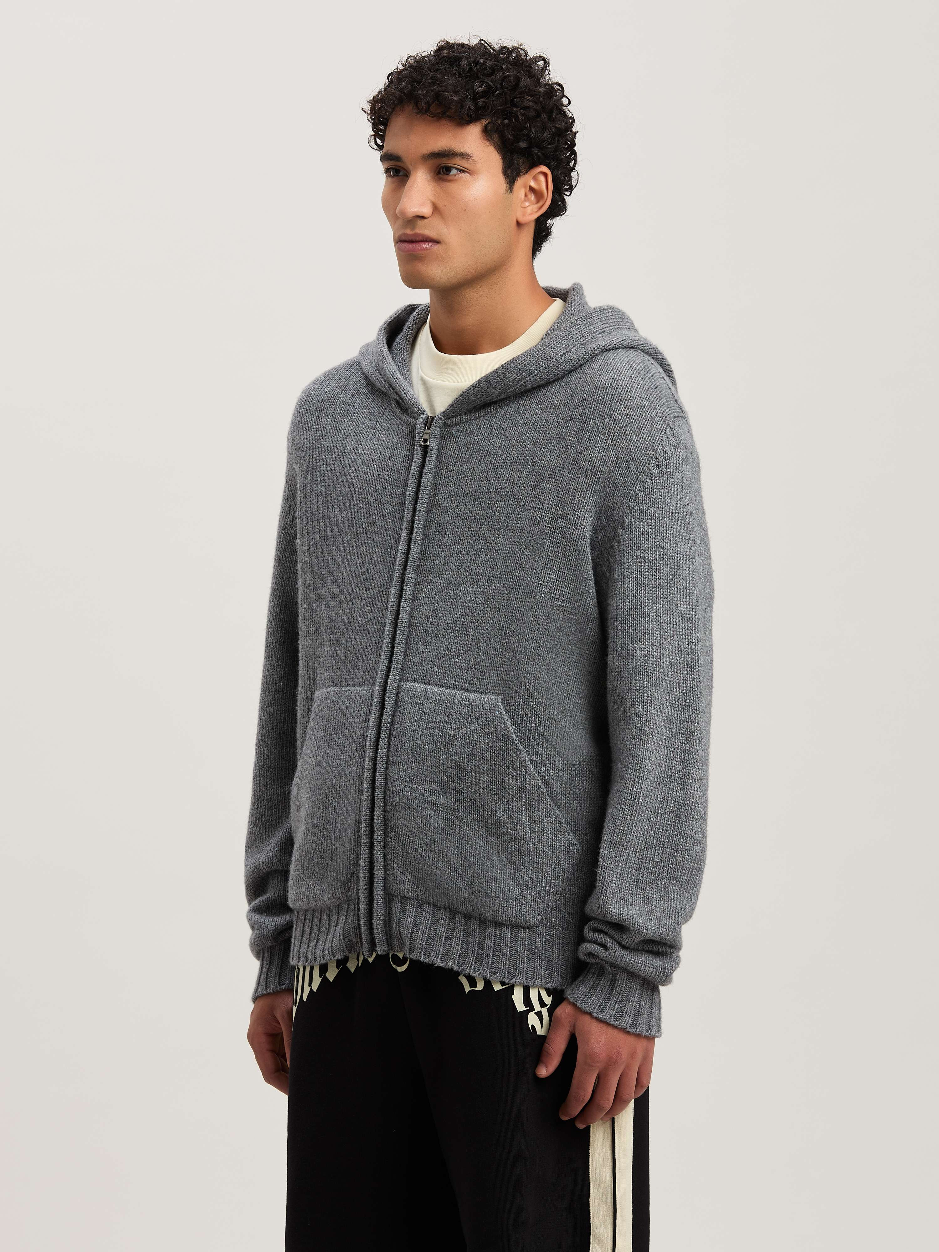 Palm Inlay knit sweater - 4