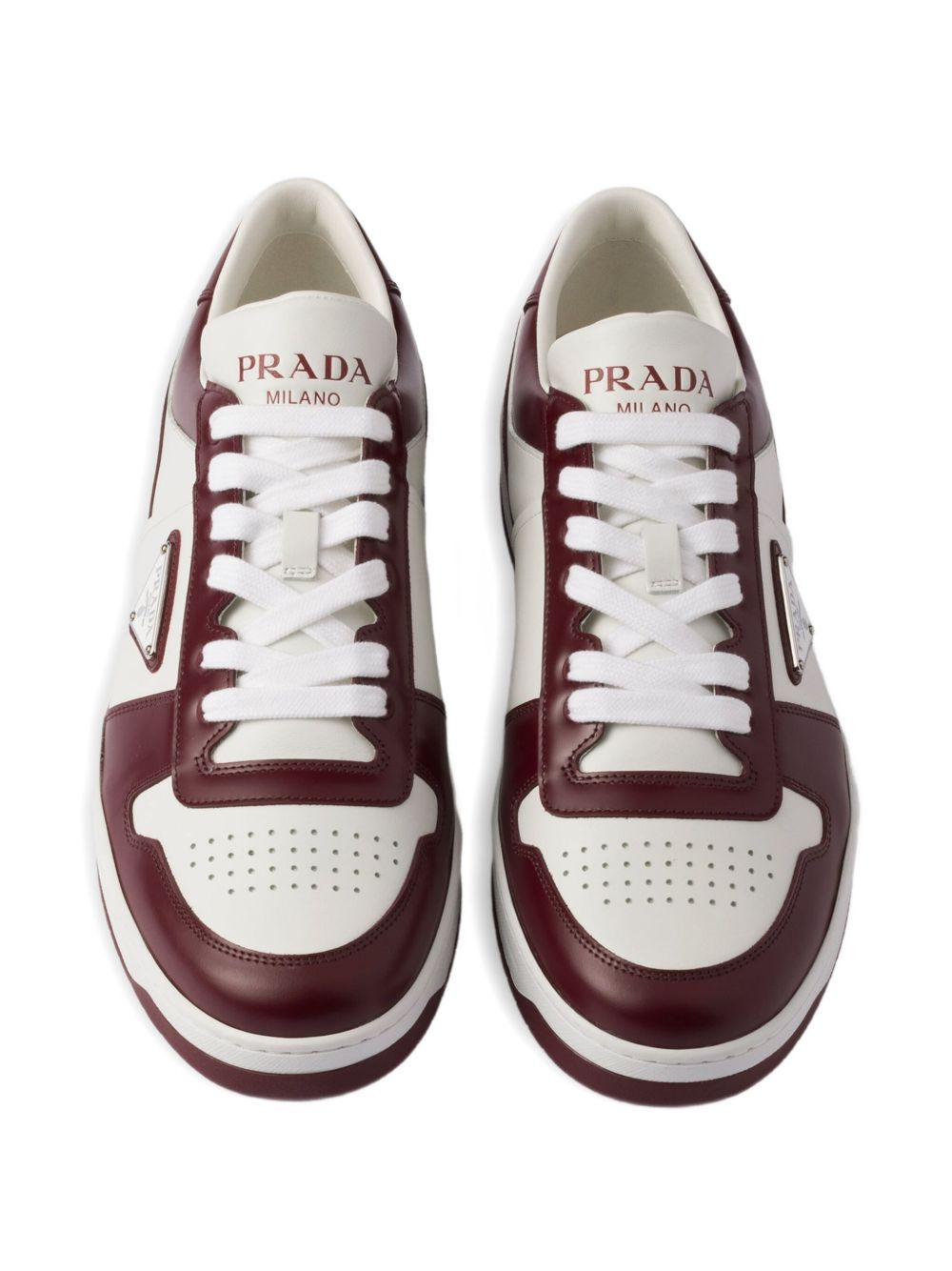 Downtown panelled leather sneakers - 5