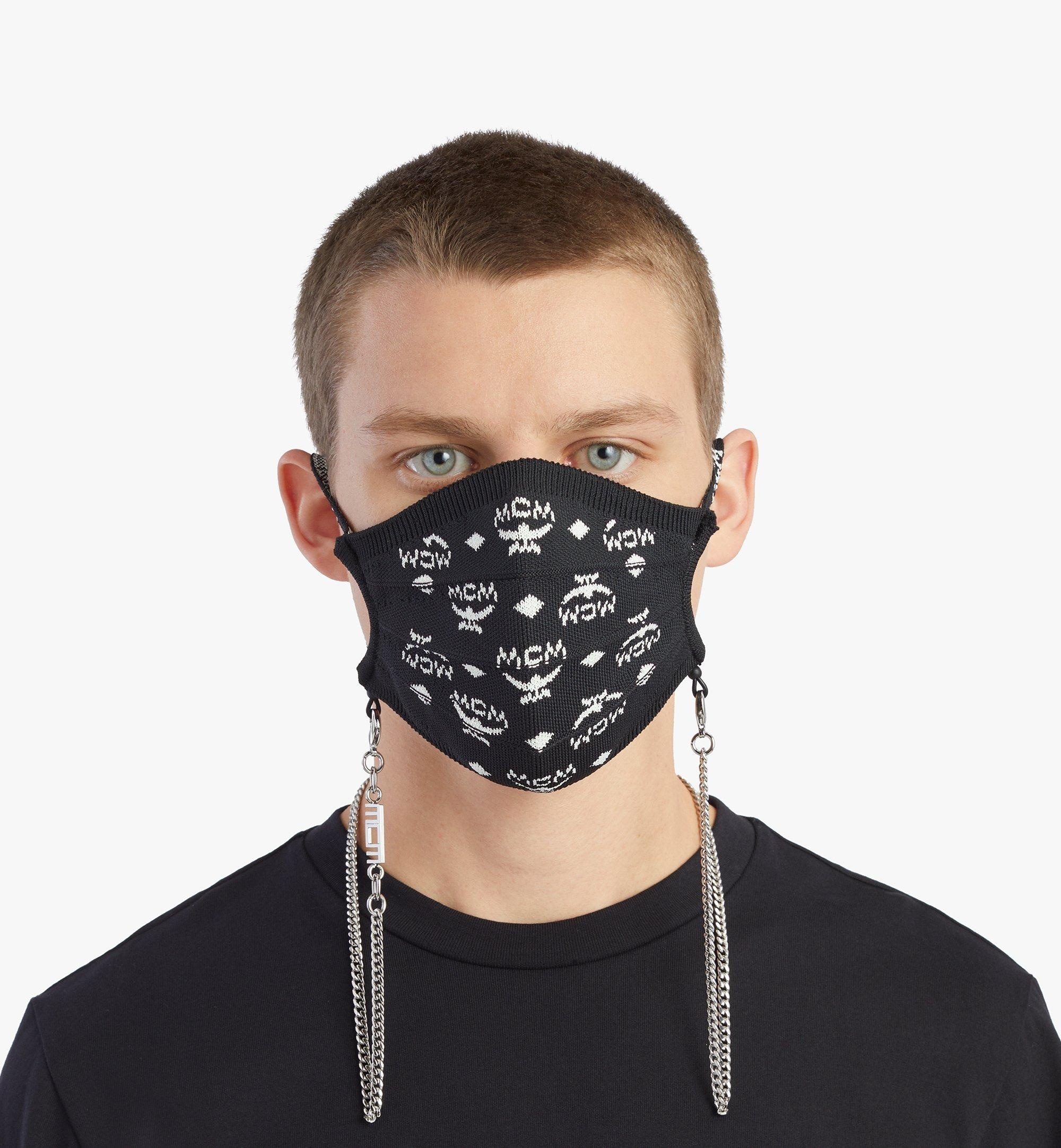 Monogram Knit Face Accessory with Chain - 2