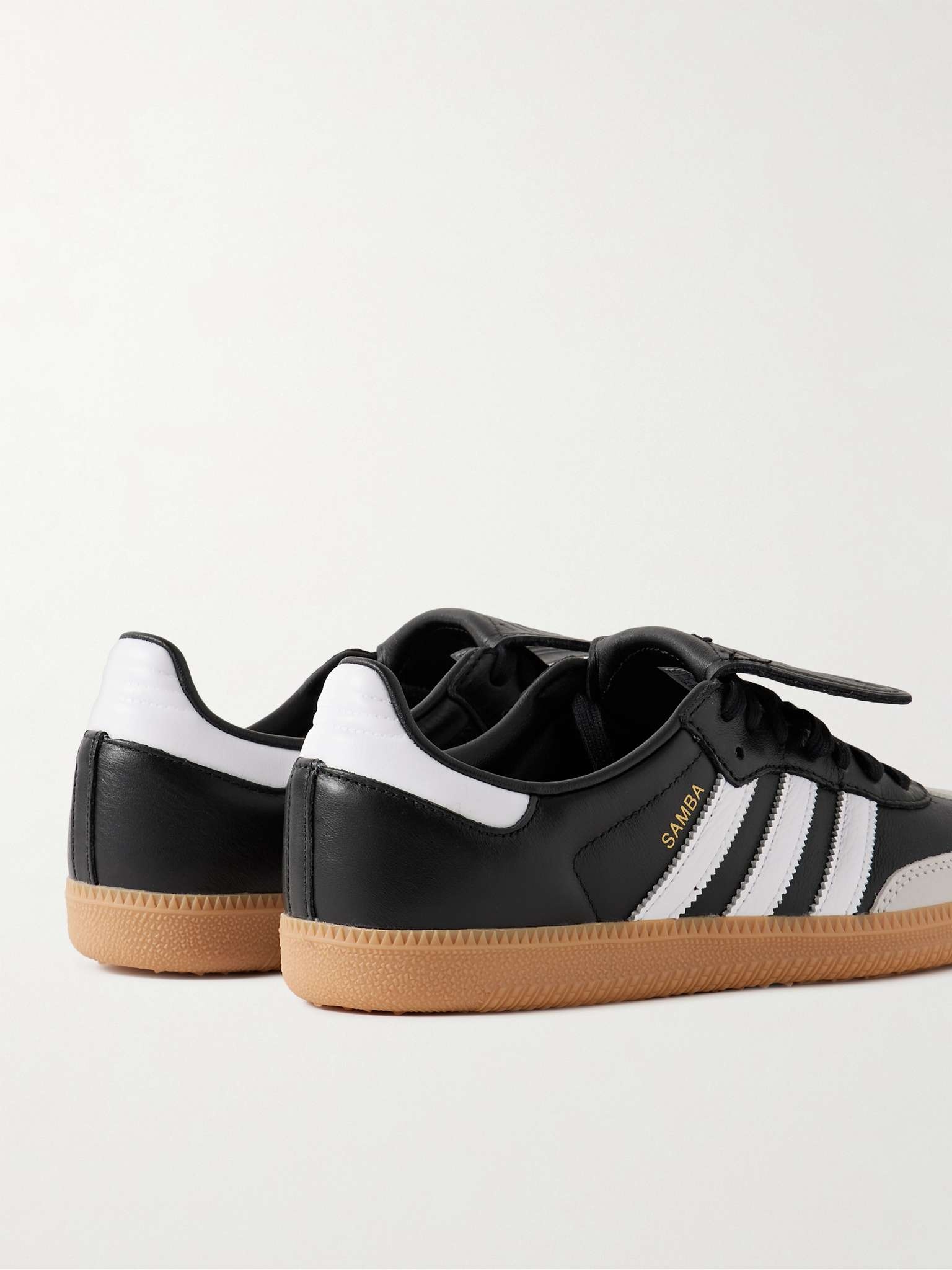 adidas Originals Samba LT Nubuck-Trimmed Leather Sneakers 