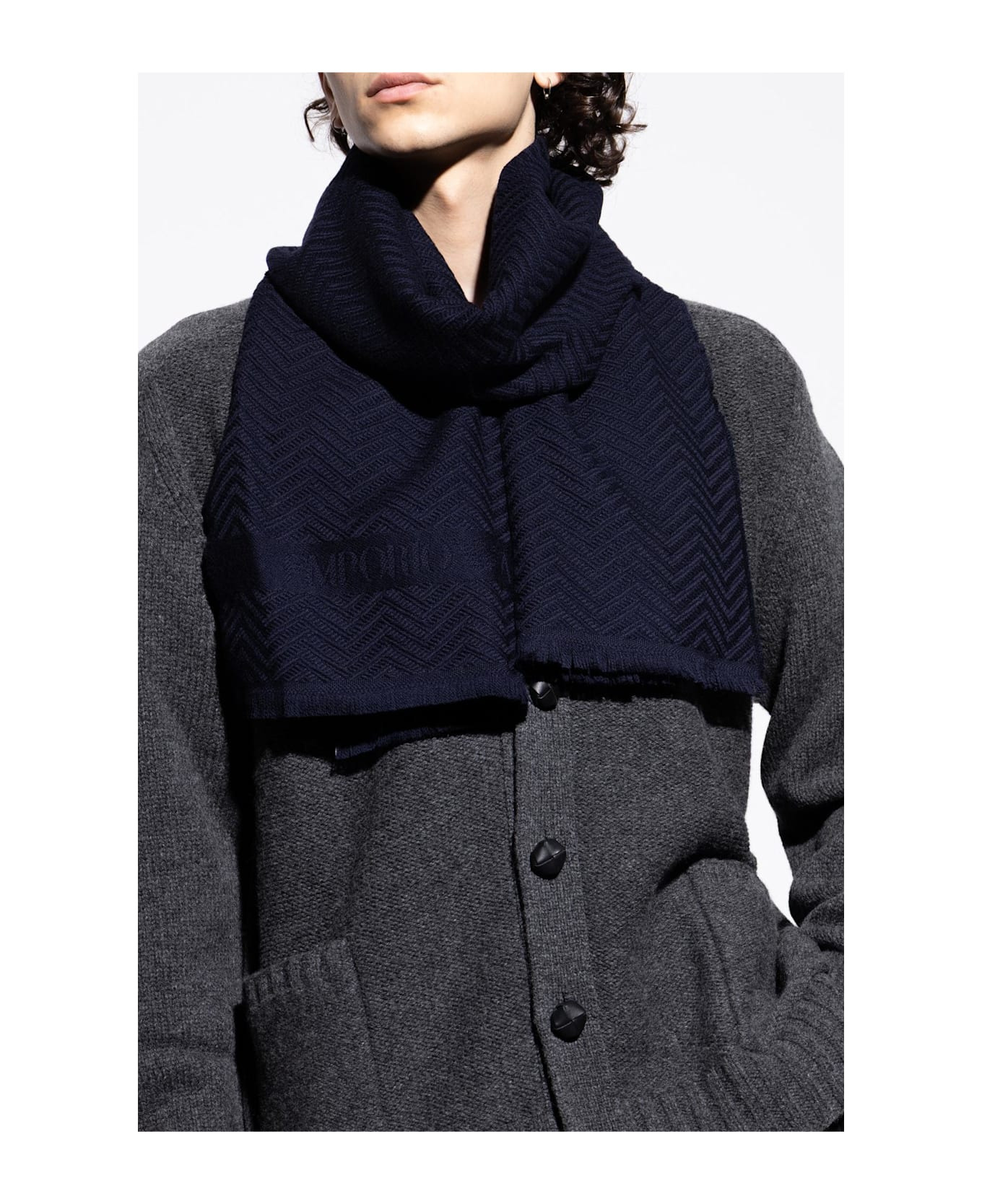 Emporio Armani Wool Scarf - 2