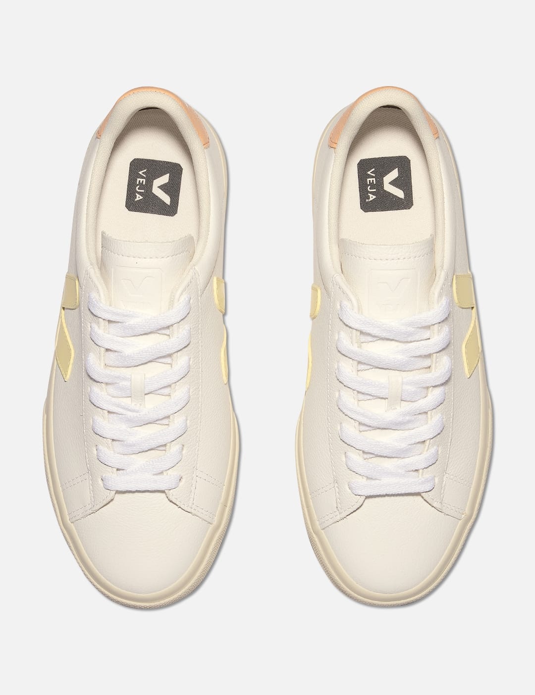 Campo rubber-trimmed leather sneakers - 5