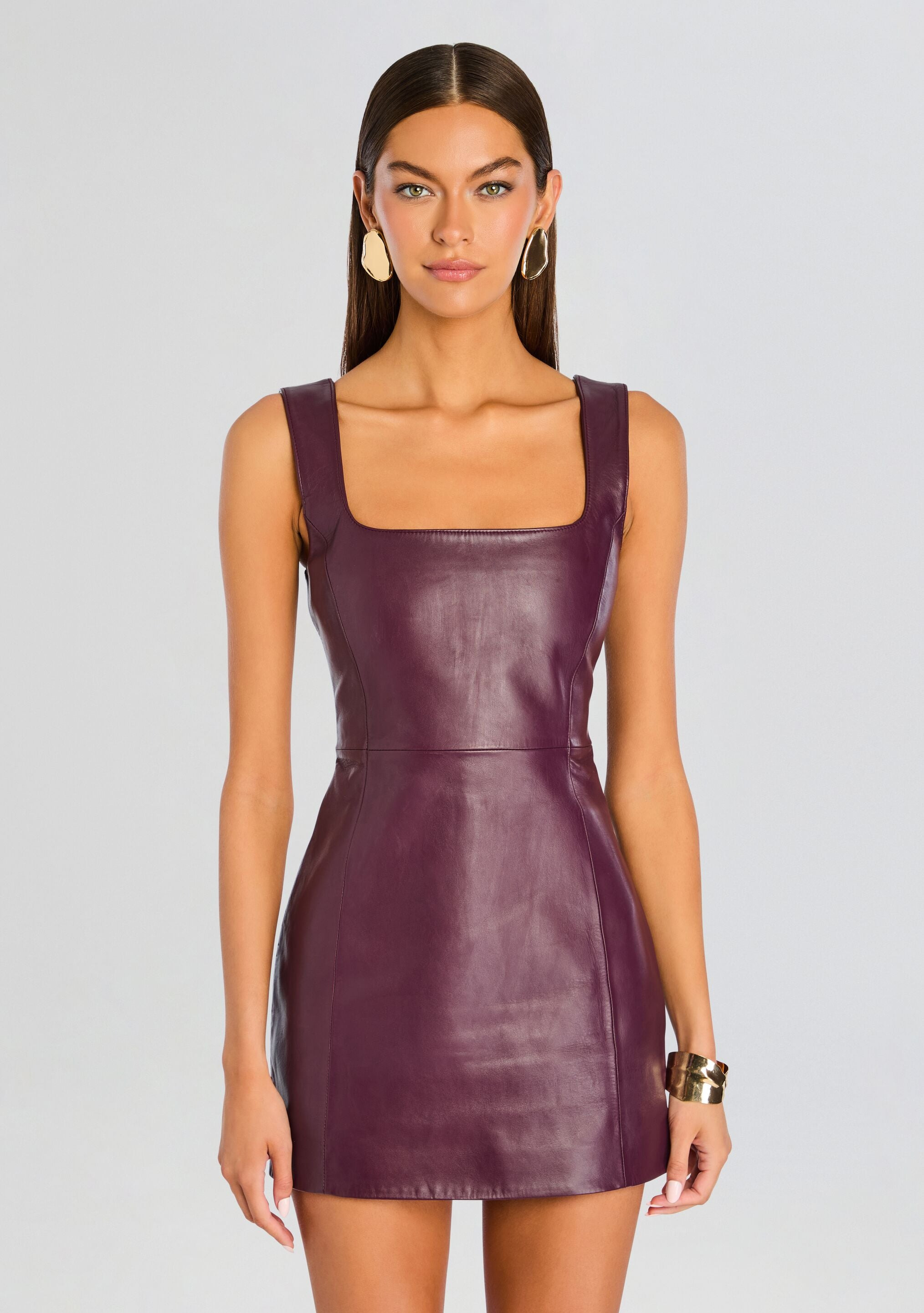 TILDE LEATHER DRESS - 5