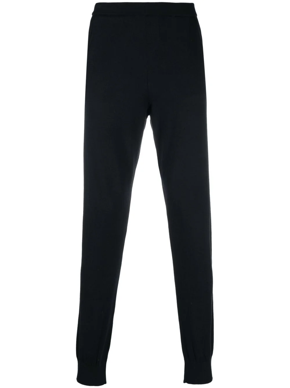 slim-fit knitted track pants - 1