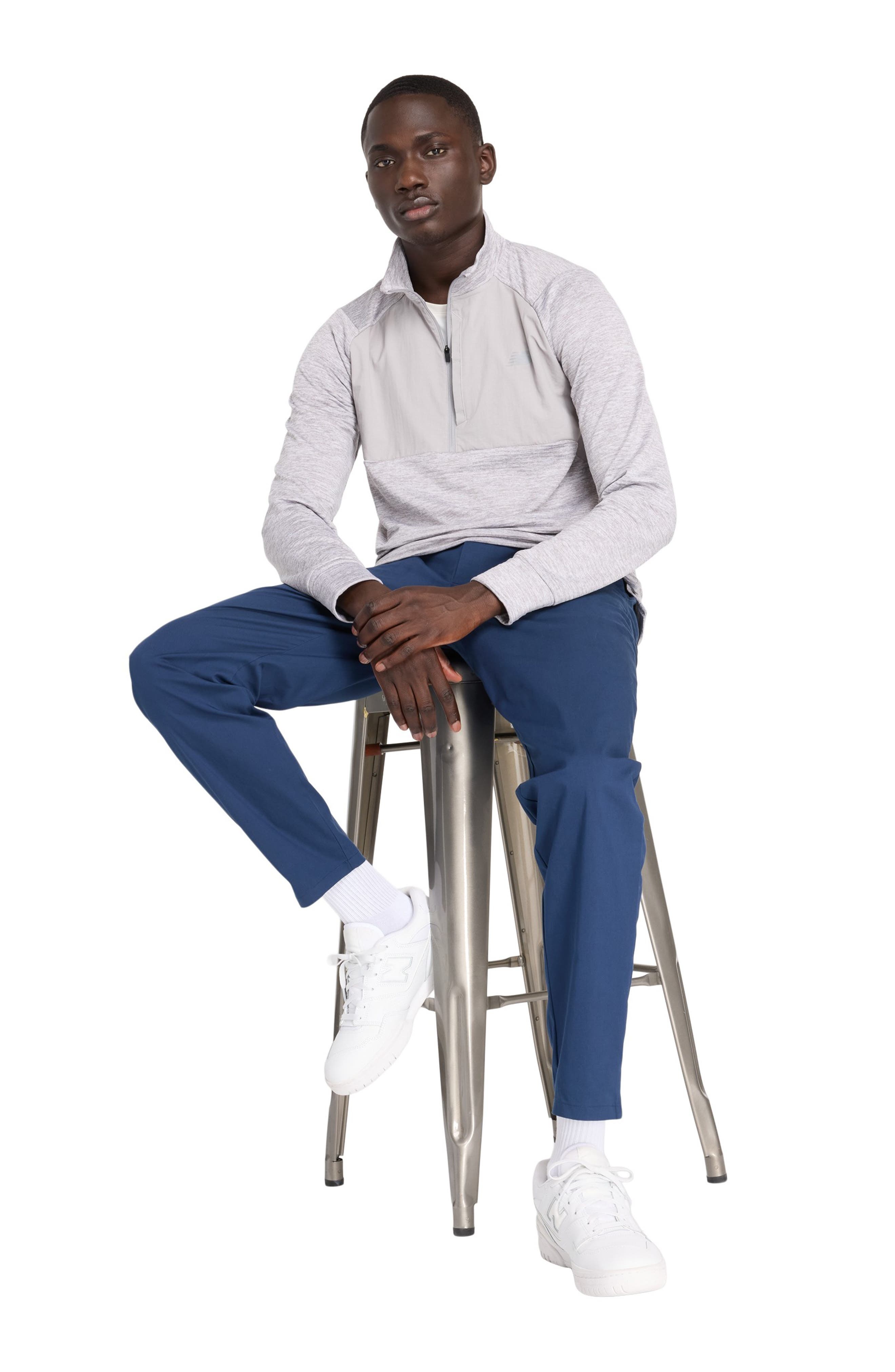 New Balance Athletic Standard Tapered Pants in Navy at Nordstrom - 6