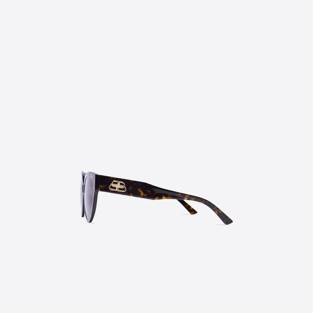 Women's Flat Butterfly Sunglasses in Dark Havana - 2