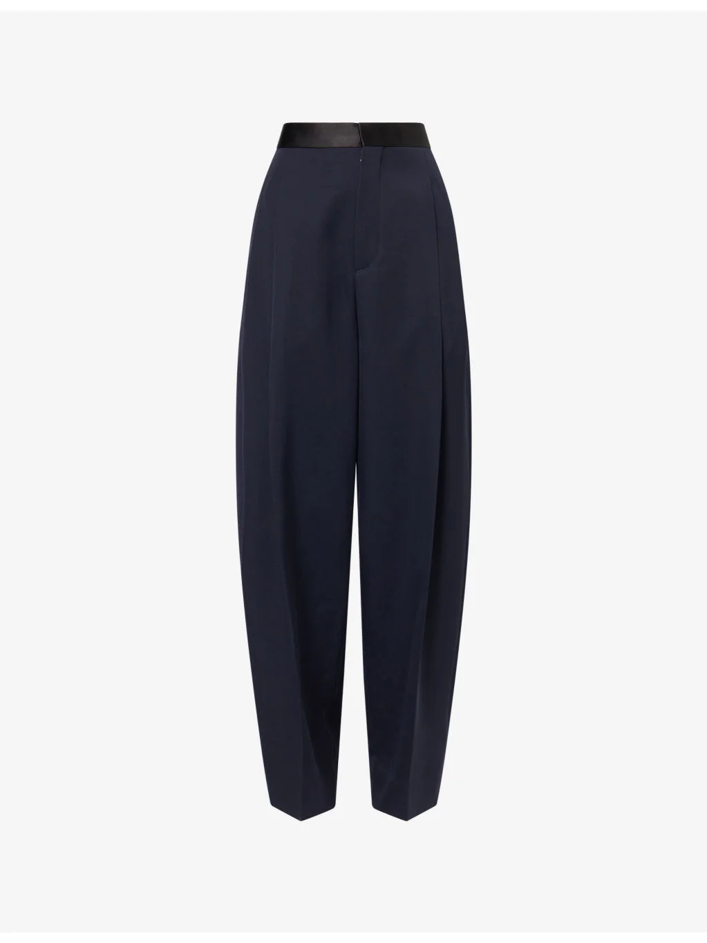 Grain De Poudre Straight-Leg Wool Trousers - 1
