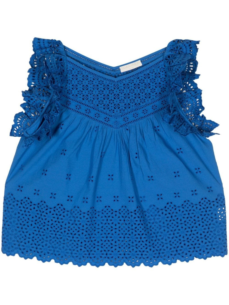 Leona ruffled blouse 1