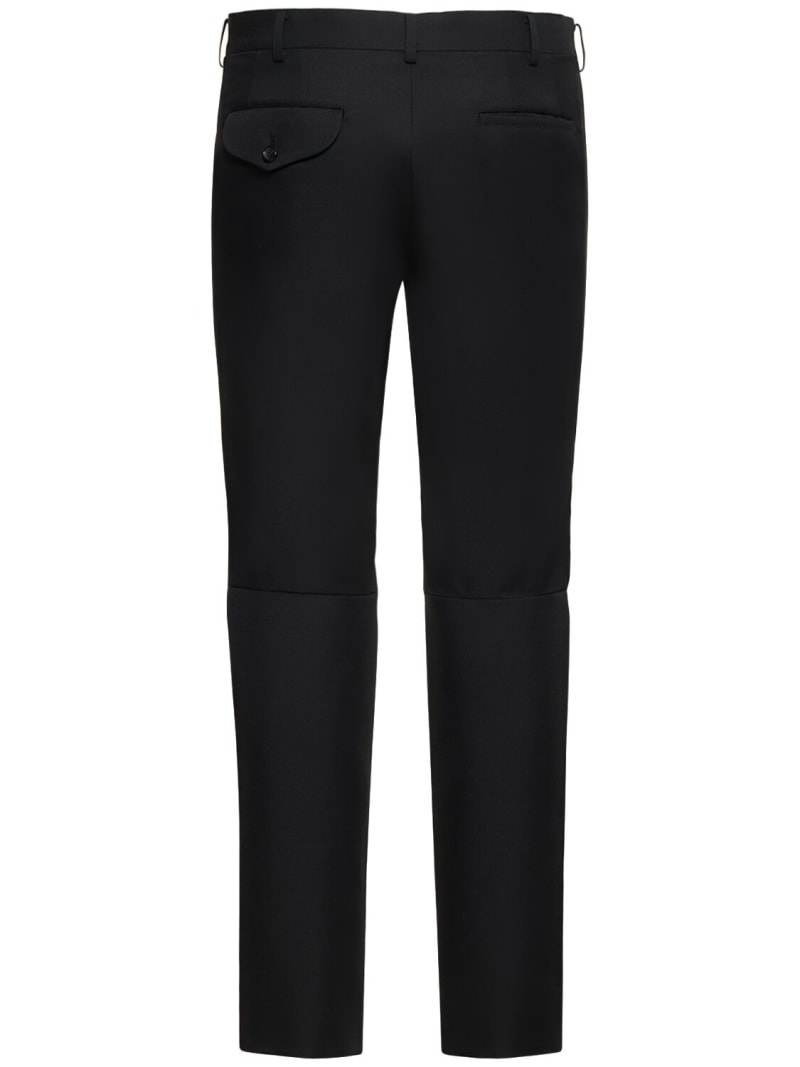 Solid gabardine pants - 5