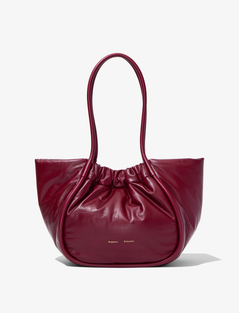 Large Ruched Tote in Puffy Nappa 1