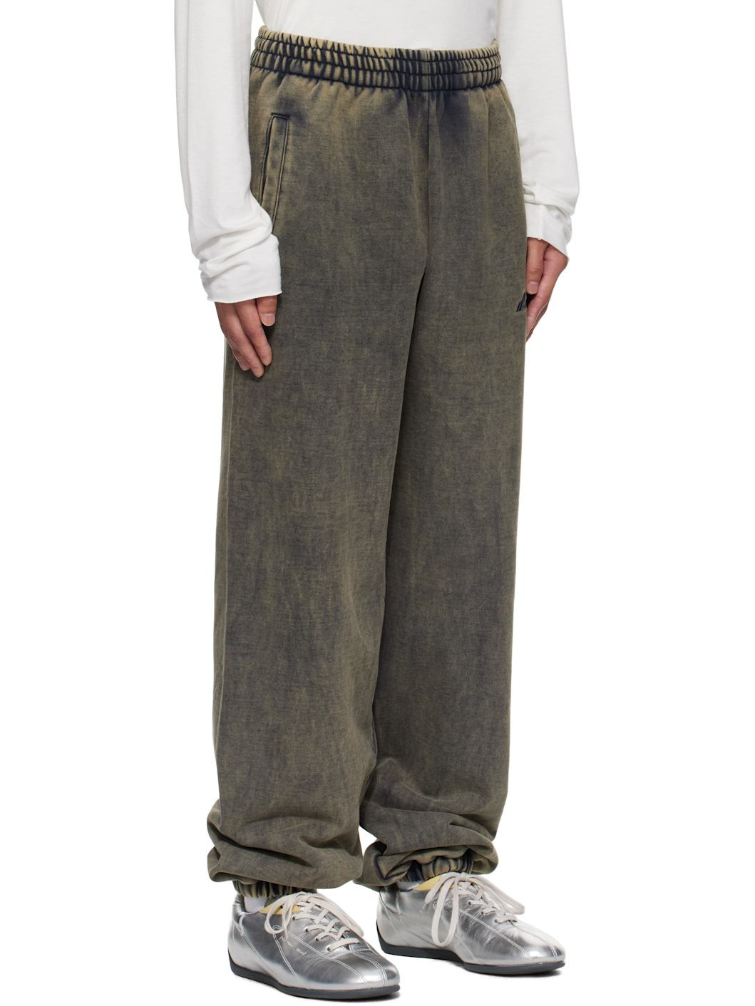 Gray Teddy ID Jogger Sweatpants - 2