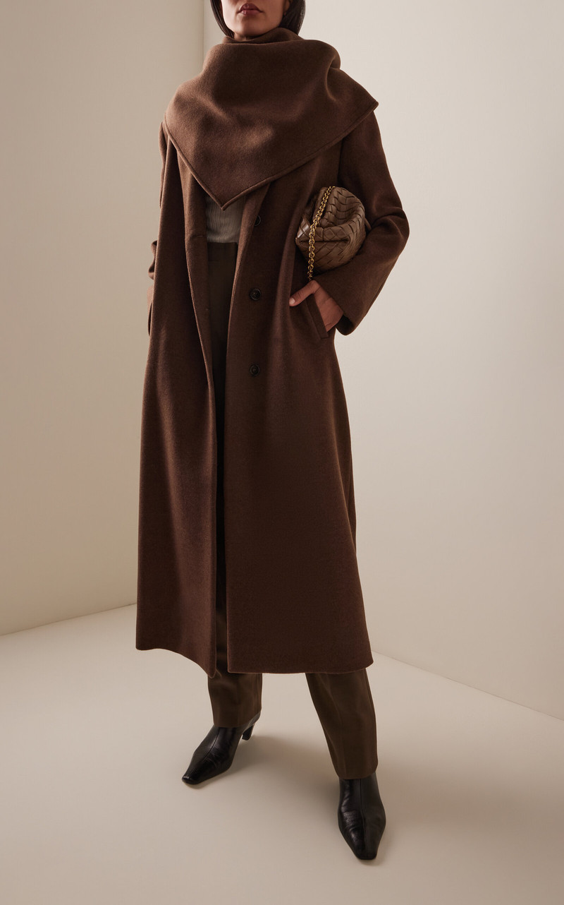 The Garment Clooney Wool Coat brown outlook