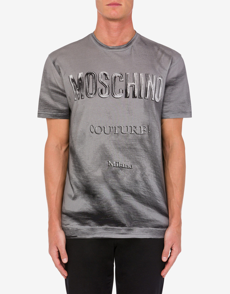 Moschino SHADOWS PRINT JERSEY T-SHIRT outlook