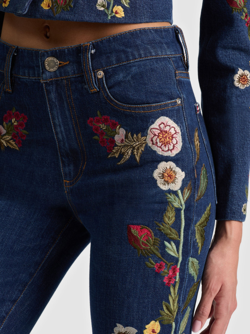 BEAUTIFUL EMBROIDERED JEAN 5