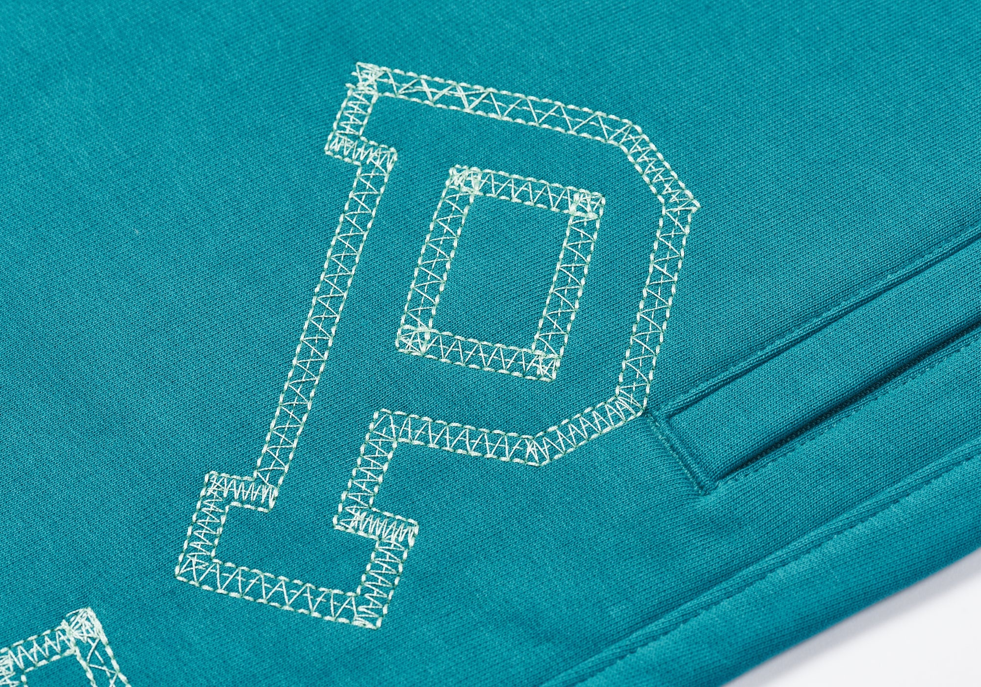 MULTI P SWEAT SHORTS TEAL - 3