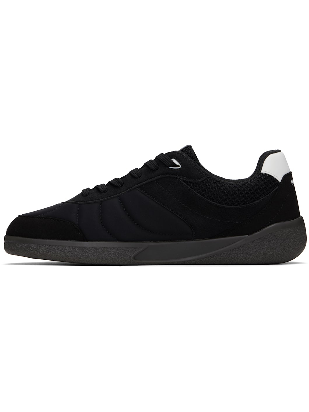 Black Football-Inspired Sneakers - 3