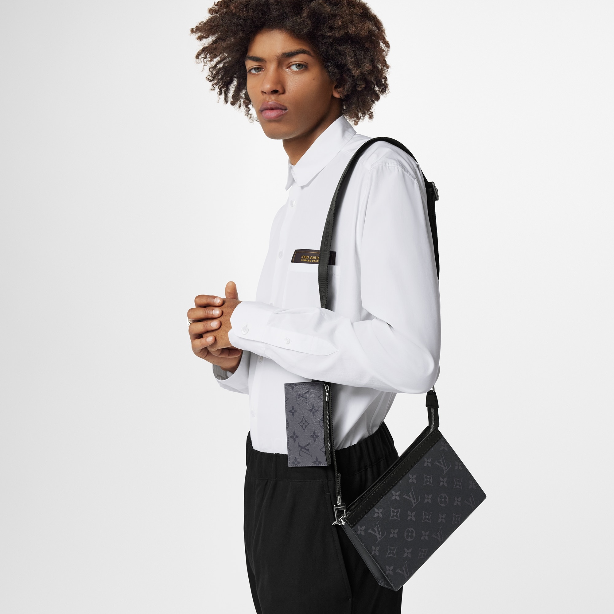 【LouisVuitton】 GASTON WEARABLE ガストン Gaston Wearable Wallet Monogram Macassar Canvas - Men