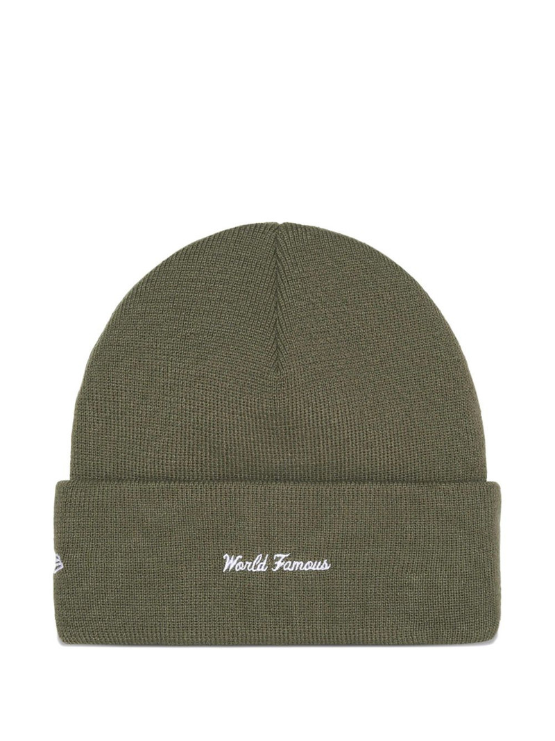 Supreme x New Era box logo beanie hat outlook