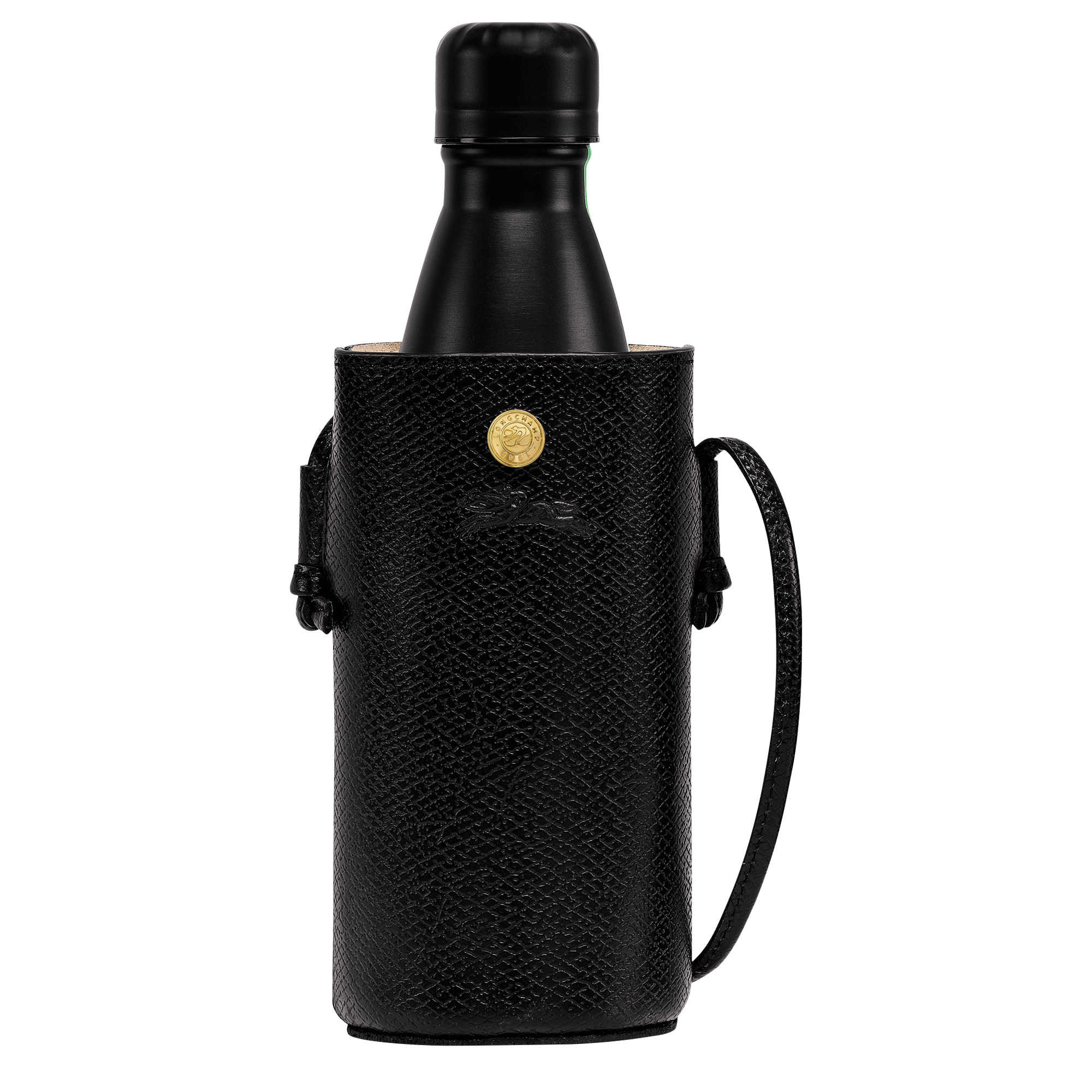 Épure Bottle holder Black - Leather - 1