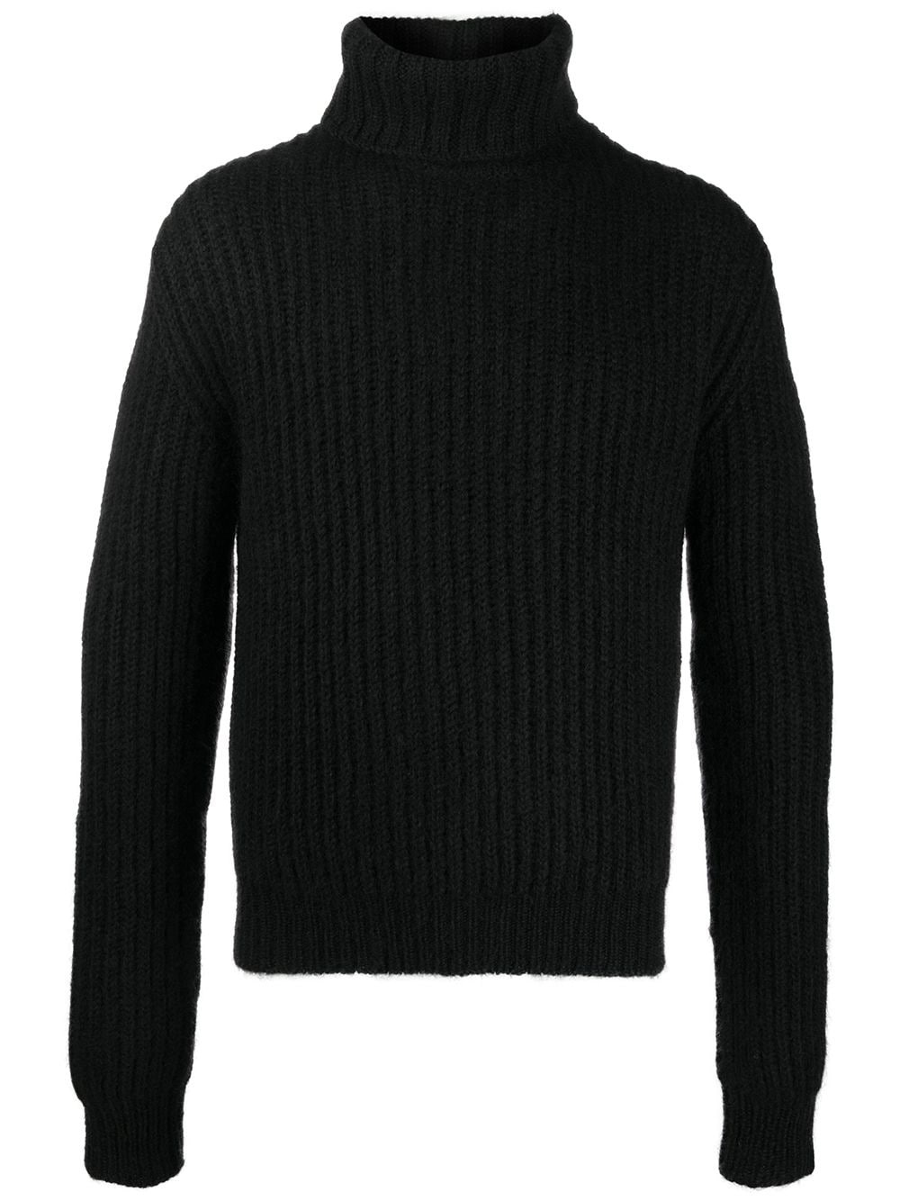 knitted turtleneck jumper - 1