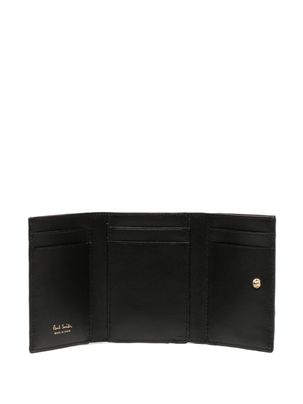 Signature Stripe tri-fold leather wallet - 3
