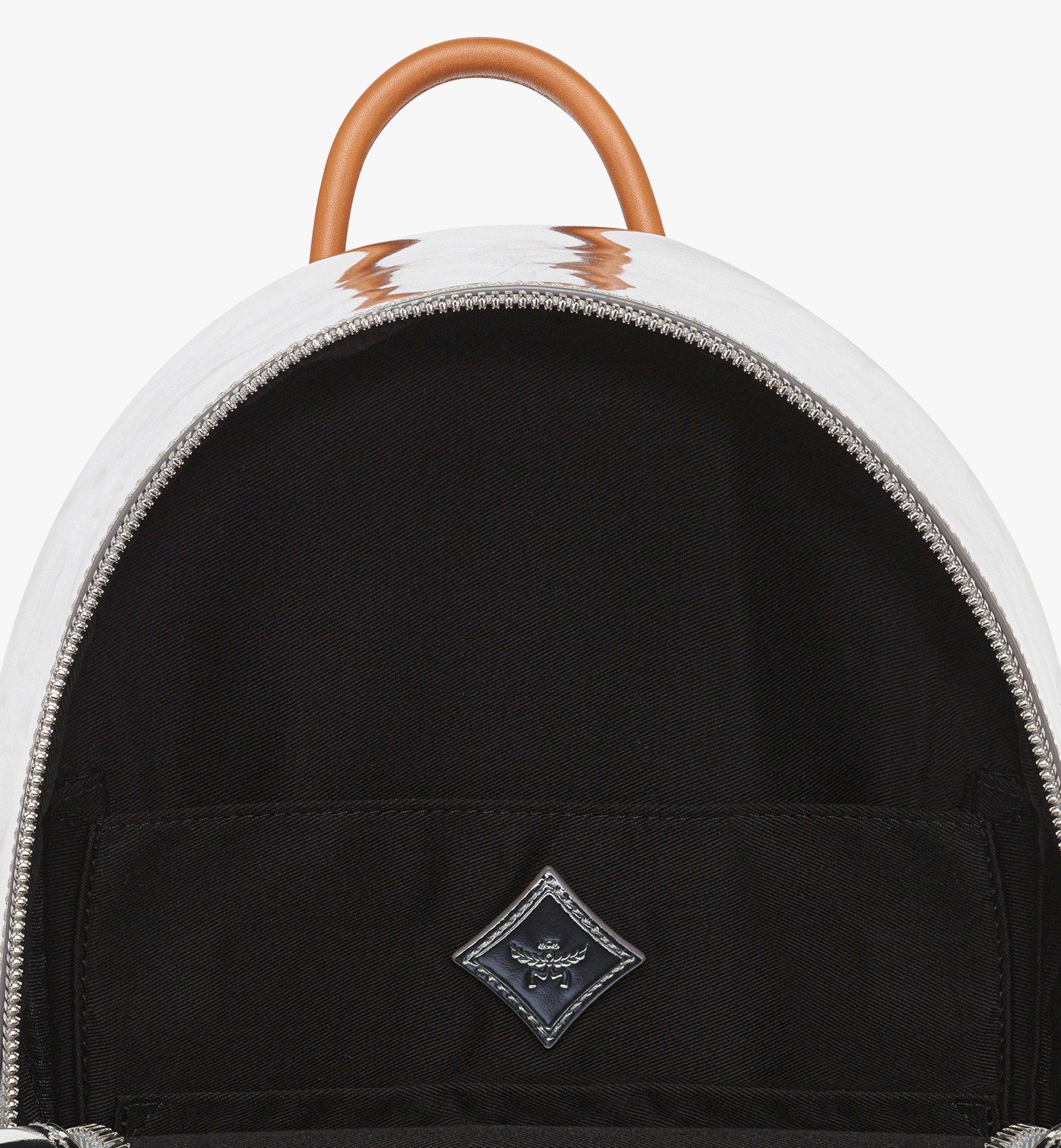 Stark Backpack in Metallic Mirror Leather - 4