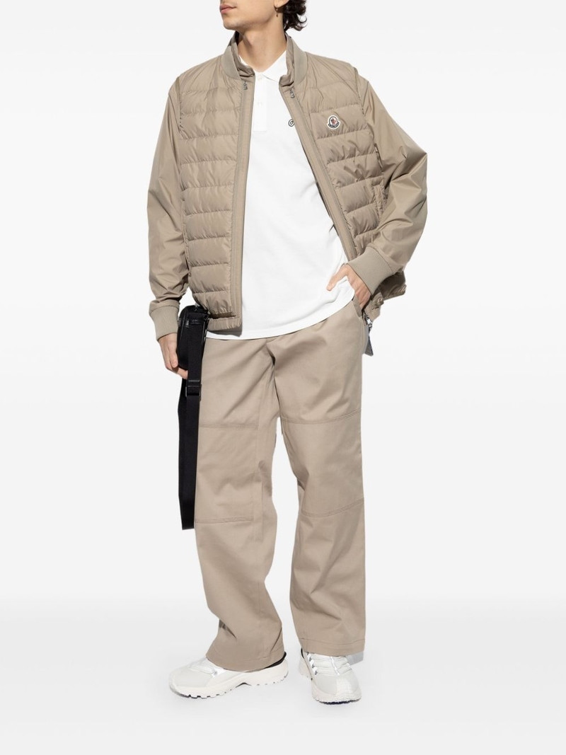 Moncler logo-embroidered polo shirt outlook