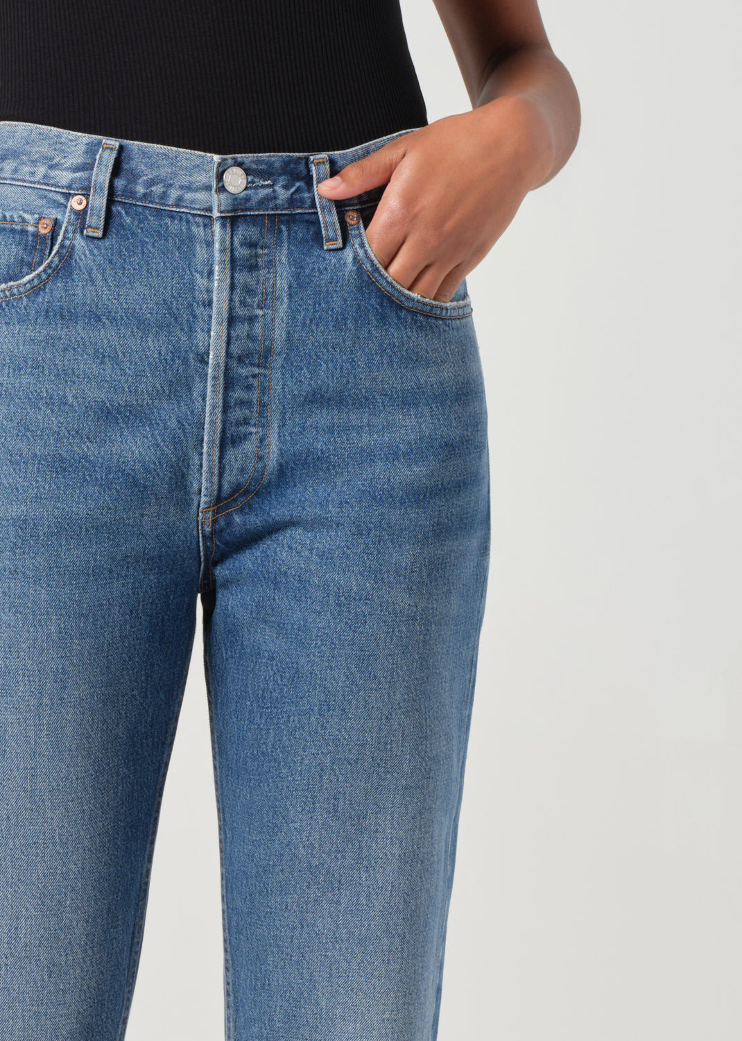 90'S PINCH WAIST HIGH RISE STRAIGHT IN ESSENCE - 6