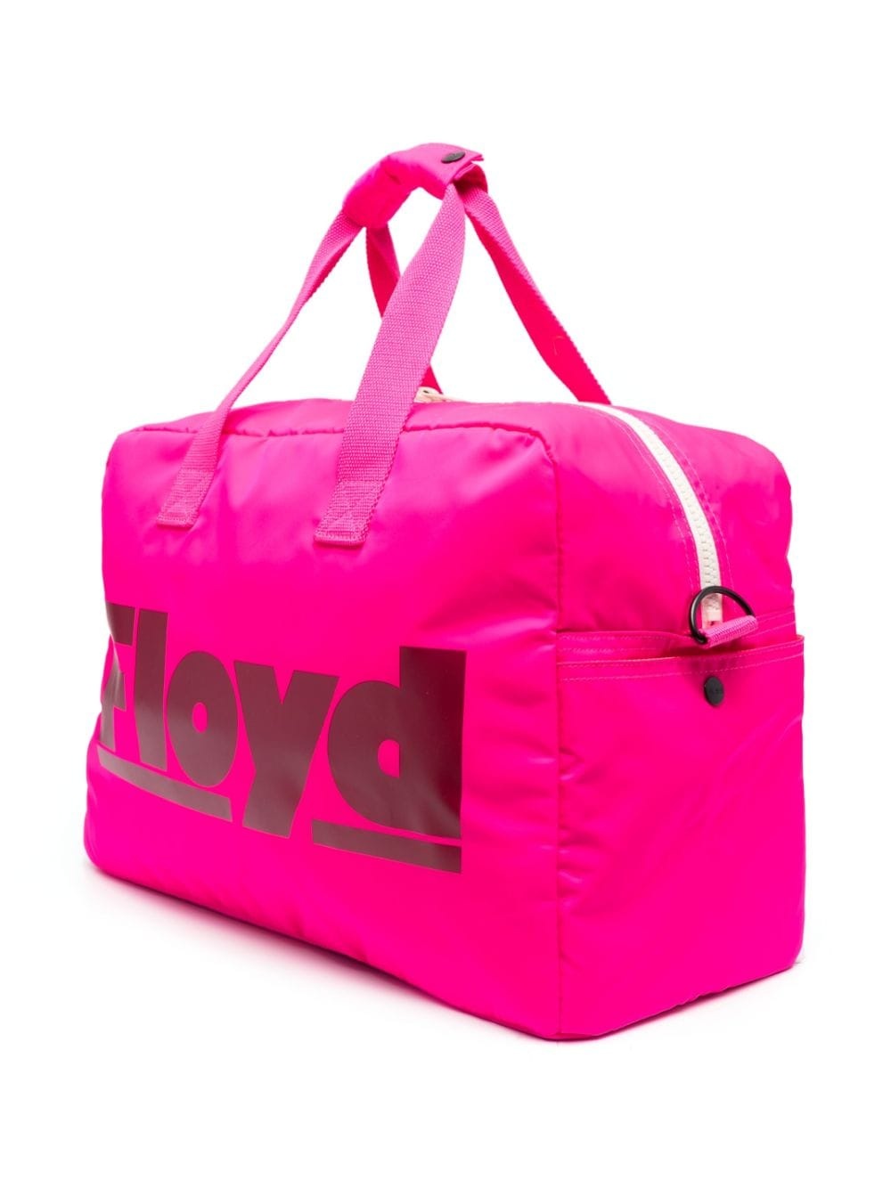 logo-print zipped holdall - 2