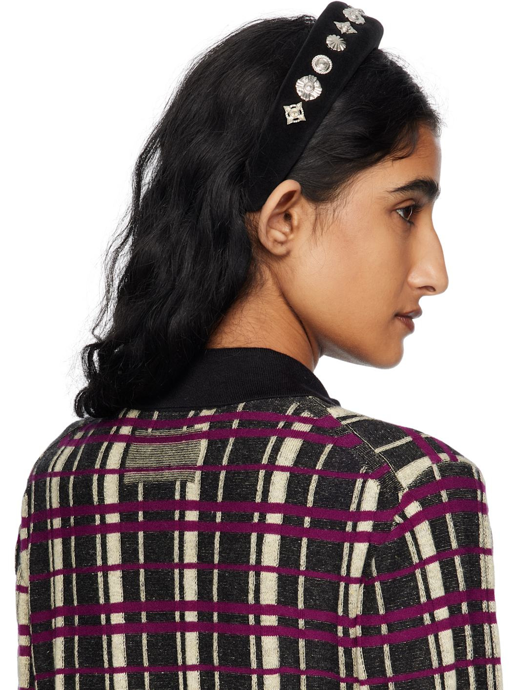 Black Metal Headband - 3